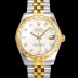SA급 로렉스 여성용 데이져스트 오이스터 31mm 레이디 오토매틱  18K 옐루골드 투톤콤비 5열 브레이슬릿 메탈줄 화이트 자게다이얼 rol49625 xx