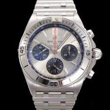 SA급 브라이틀링 남성용 크로노맷 B01 오토매틱 ETA7750-2 타입 42mm 메탈줄 실버다이얼 bre90568 xx
