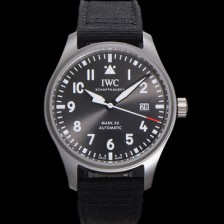 SA급 아이더블유씨 남성용 파일럿 마크20 파트루이유 IW328209 오토매틱 9015 타입 40mm 티타늄소재 나토천/나일론 줄 그레이 다이얼 iwc4071 xx