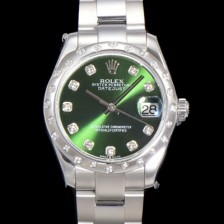 SA급 로렉스 여성용 데이져스트 오이스터 31mm 레이디 오토매틱 하모니 베젤 3열 브레이슬릿 메탈줄 그린다이얼 r rol05234 xx