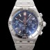 SA급 브라이틀링 남성용 크로노맷 B01 오토매틱 ETA7750-2 타입 42mm 메탈줄 블루다이얼 bre01957 xx