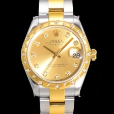 SA급 로렉스 여성용 데이져스트 오이스터 31mm 레이디 오토매틱 하모니 베젤 18K옐루골드 투톤콤비 3열 브레이슬릿 메탈줄 골드다이얼 rol95314 xx