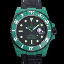 SA급 로렉스 남성용 서브마리너 41mm 리얼그린 포지드카본 오토매틱 Cal.3135 블랙 다이얼 rol49214 xx