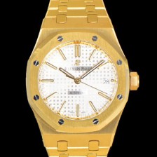 SA급 오데마피게 남성용 하이엔드 37mm로얄오크 15450BA 화이트 와플 다이얼 18K 옐로우골드 Cal.3120오토매틱 무브먼트 AUD6518 xx