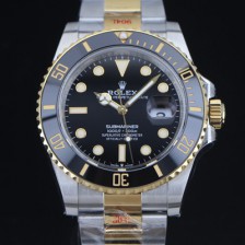 SA급 로렉스 남성용 신형 서브마리너 m126613ln 18k옐로우골드 도금 콤비 41mm 블랙 다이얼 Cal.3235 오토매틱 무브먼트 ROL91914 xx
