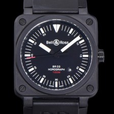 SA급 벨엔로즈 남성용 BR03-92 다이버 세라믹 오토매틱 9015 타입 42mm 우레탄줄 블랙 다이얼 bel80302 xx