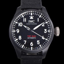 SA급 아이더블유씨 남성용 파일럿 IW329801 오토매틱 43.8mm 세라믹재질 나토천/가죽줄 믹스 블랙 다이얼 iwc29049 xx