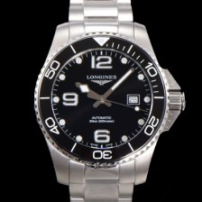 SA급 론진 남성용 하이드로콘퀘스트 L3.781.4.56.6 세라믹 베젤 41mm 블랙 다이얼 L888 오토매틱 무브먼트  lon2917 xx