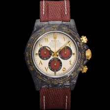 SA급 로렉스남성용 데이토나 포지드카본 커스텀 40미리 크로노그래프 오토매틱 Cal.4130 무브먼트 샴페인 다이얼 rol5367 xx