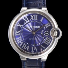 SA급 까르띠에 남성용 신상 발롱블루 WSBB0025 블루 다이얼 42mm 오토매틱 무브먼트 CAR0143 xx