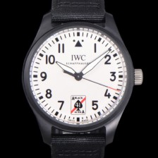 SA급 아이더블유씨 남성용 파일럿 IW326905 오토매틱 41mm 세라믹재질 나토천/가죽줄 믹스 블랙 다이얼 iwc29054 xx