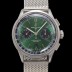 SA급 브라이틀링 남성용 프리미에르 AB0118A11L1X1 크로노그래프 7750 타입 오토매틱 42mm 메쉬밴드 그린 다이얼 bre6014 xx