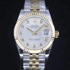 SA급 로렉스 여성용 데이져스트31mm 오토매틱 2836-2 18K옐루골드 메탈줄 실버 다이얼 rol29176 xx