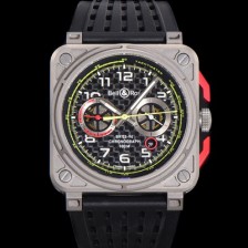 SA급 벨앤로즈 남성용 BR0394-RS18 다이버 티타늄 소재 오토매틱 42mm 러버줄 블랙 다이얼 bel4100 xx