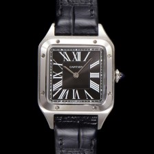 SA급 까르띠에 여성용 산토스 W2SA0015 쿼츠 38mm S 사이즈 블랙 다이얼 car69331 xx