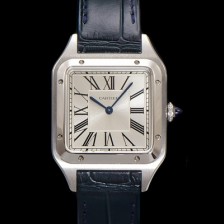 SA급 까르띠에 남여공용 산토스 WSSA0022 쿼츠 43.5mm M 사이즈 화이트 다이얼 car69326 xx