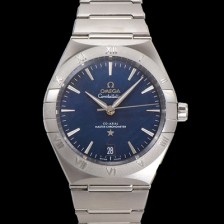 SA급 오메가 남성용 1:1수제공정! 131.30.41.21.99.003 무브UP 컨스틸레이션 코-엑시얼 마스터 오토매틱 Cal.8900타입 41mm  메탈줄 블루 다이얼 omg20182 xx