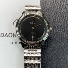 SA급 오메가 남성용 드빌 프레스티지 434.10.40.20.01.001 오토매틱 Cal.8800타입 40mm 메탈줄 블랙 다이얼 omg20212 xx