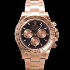 SA급 로렉스 남성용 코스모그래프 데이토나 m126505-0001 18K 로즈골드 40mm 크로노그래프 7750 오토매틱 무브먼트 블랙 다이얼 rol5336 xx
