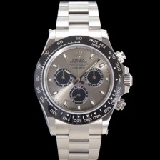 SA급 로렉스 남성용 코스모그래프 데이토나 116519ln-0024 세라믹 베젤 40mm 크로노그래프 7750 오토매틱 무브먼트 그레이 다이얼 rol5317 xx