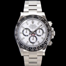 SA급 로렉스 남성용 코스모그래프 데이토나 m116500ln-0001 세라믹 베젤 40mm 크로노그래프 7750 오토매틱 무브먼트 화이트 다이얼 rol5318 xx
