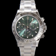 SA급 로렉스 남성용 코스모그래프 데이토나 40mm 크로노그래프 7750 오토매틱 무브먼트 그린 다이얼 rol5339 xx