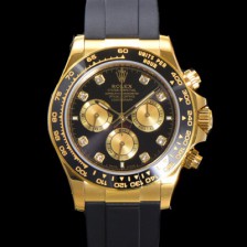 SA급 로렉스 남성용 코스모그래프 데이토나 m126518ln-0005 세라믹 베젤 18K 옐로우골드 40mm 크로노그래프 7750 오토매틱 무브먼트 블랙 다이얼 rol5331 xx