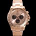 SA급 로렉스 남성용 코스모그래프 데이토나 m126505-0003 18K 로즈골드 40mm 크로노그래프 7750 오토매틱 무브먼트 핑크 다이얼 rol5335 xx