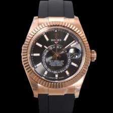 SA급 로렉스 남성용 스카이더웰러 m336235-0004 18K 로즈골드 42mm 오토매틱 Cal.9002 타입 우레탄줄 그레이 다이얼 rol5314 xx