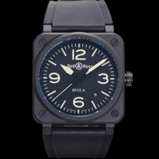 SA급 벨엔로즈 남성용 인스트루먼트03 BR03A-BL-CESRB 오토매틱 2892타입 42mm 세라믹 우레탄줄 블랙 다이얼 bel4107 xx