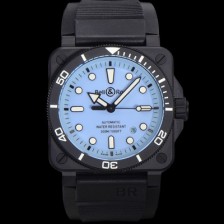 SA급 벨엔로즈 남성용 인스트루먼트03 BR03A-D-LM-CESRB 오토매틱 2892타입 42mm 세라믹 우레탄줄 블루 다이얼 bel4108 xx