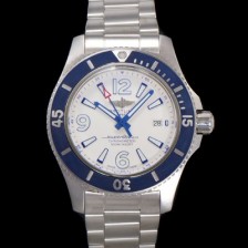 SA급 브라이틀링 남성용 슈퍼오션 A17366D81A1S1 오토매틱 2824타입 42mm 메탈줄 화이트 다이얼 bre6045 xx