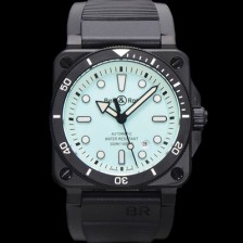 SA급 벨엔로즈 남성용 인스트루먼트03 BR03A-D-LM-CESRB 오토매틱 9015타입 42mm 세라믹 우레탄줄 블루 다이얼 bel4111 xx