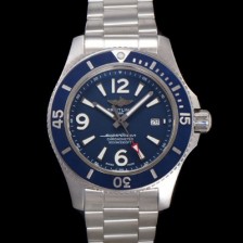 SA급 브라이틀링 남성용 슈퍼오션 A17366D81C1S2 오토매틱 2824타입 42mm 메탈줄 블루 다이얼 bre6046 xx