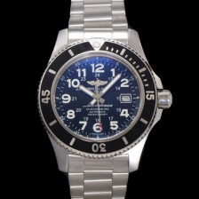 SA급 브라이틀링 남성용 슈퍼오션 A17392D71B1A1 오토매틱 2824타입 44mm 메탈줄 블랙 다이얼 bre6048 xx