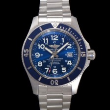SA급 브라이틀링 남성용 슈퍼오션 A17392D81C1A1 오토매틱 2824타입 44mm 메탈줄 블루 다이얼 bre6049 xx