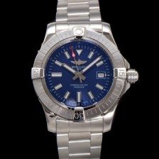 SA급 브라이틀링 남성용 어벤져 A17318101C1A1 오토매틱 2824타입 44mm 메탈줄 블루 다이얼 bre6051 xx