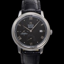 SA급 오메가 남성용 드빌 424.13.40.21.01.002 프레스티지 코-액시얼 39.5mm 오토매틱 Cal.2627 타입 블랙 다이얼 omg0162 xx