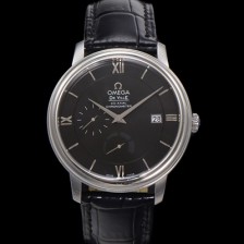 SA급 오메가 남성용 드빌 424.13.40.21.01.001 프레스티지 코-액시얼 39.5mm 오토매틱 Cal.2627 타입 블랙 다이얼 omg0161 xx