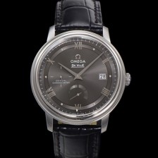 SA급 오메가 남성용 드빌 424.13.40.21.06.001 프레스티지 코-액시얼 39.5mm 오토매틱 Cal.2627 타입 빈티지 그레이 다이얼 omg0171 xx