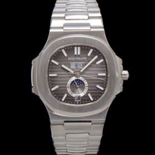 SA급 파텍필립 남성용 노틸러스 5726/1A-001 오토매틱 Cal.324 타입 40.5mm 메탈줄 그레이 다이얼 pat2215 xx