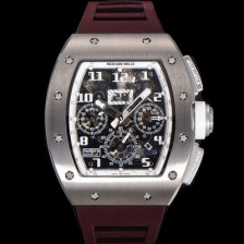 SA급 리차드밀레 남성용 RM11-FM 티타늄 케이스/스텐레스 스틸 베젤 크로노그래프 50mm 오토매틱 무브먼트 스켈레톤 다이얼 ric0253 xx