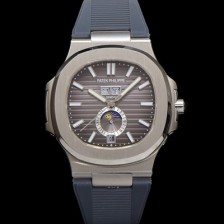 SA급 파텍필립 남성용 노틸러스 5726/1A-001 오토매틱 Cal.324 타입 40.5mm 우레탄줄 그레이 다이얼 pat2219 xx