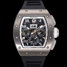 SA급 리차드밀레 남성용 RM11-FM 티타늄 케이스/스텐레스 스틸 베젤 크로노그래프 50mm 오토매틱 무브먼트 스켈레톤 다이얼 ric0254 xx