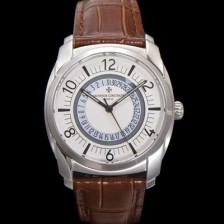 SA급 바쉐론 콘스탄틴 남성용 케드릴셀프 와인딩 4500S/000A-B195 41mm 오토매틱 Cal. 5100/1 타입 화이트 다이얼 vac1157 xx