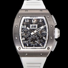 SA급 리차드밀레 남성용 RM11-FM 티타늄 케이스/스텐레스 스틸 베젤 크로노그래프 50mm 오토매틱 무브먼트 스켈레톤 다이얼 ric0247 xx