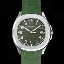 SA급 파텍필립 남성용 아쿠아넛 데이터 Ref. 5168G-010  42mm 오토매틱 Cal.26-330 타입 그린 다이얼 pat2222 xx