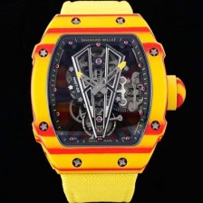 SA급 리차드밀레 남성용 RM27-03 투어빌론 포지드 카본 47mm 투르비용 무브먼트 스켈레톤 다이얼 ric0276 xx