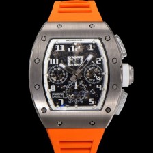 SA급 리차드밀레 남성용 RM11-FM 티타늄 케이스/스텐레스 스틸 베젤 크로노그래프 50mm 오토매틱 무브먼트 스켈레톤 다이얼 ric0249 xx