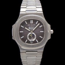 SA급 파텍필립 남성용 노틸러스 5726A-001 오토매틱 Cal.324 타입 40.5mm 메탈줄 블랙 다이얼 pat2214 xx